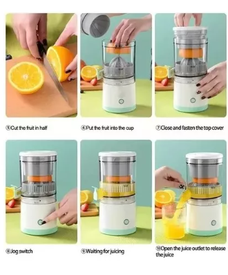 Vista 2 de Exprimidor Electrico Recargable Zumo